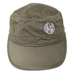 Unbranded Cadet Army Cap Green One Size Adjustable Embroidered Econscious